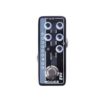 Pedal Pré-Amplificador Mooer Power Zone para Guitarra Inspirado Peavey 5150 Dois Canais Cab Sim True Bypass Controle de Ganho e EQ Compacta 9V DC Pedal Pré-Amplificador Mooer Power Zone para Guitarra Inspirado Peavey 5150 Dois Canais Cab Sim True Bypass Controle de Ganho e EQ Compacta 9V DC
