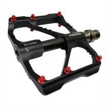 Pedal Promend Carbon M86c Preto 3 Rolamentos