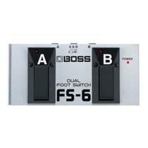 Pedal Seletor de Canais Dual Footswitch Boss FS-6 FS6