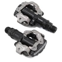 Pedal Shimano PD-M520 MTB com taco polido e preto Pedal Shimano PD-M520 MTB com taco polido e preto