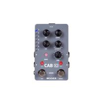 Pedal Simulador de Gabinete Mooer Cab X2 M724 para Guitarra Stereo 14 Slots IRs Load de Impulsos USB Editor PC True Bypass Compacto 9V DC