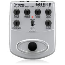 Pedal Simulador Para Contrabaixo BDI21 - BEHRINGER