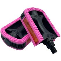 Pedal Stark Rosca Fina Bike Bicicleta Plataforma Rosa