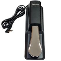 Pedal Sustain Dolphin Dps-01 Para Teclado Piano Controlador Universal P10 Pedal Sustain Dolphin Dps-01 Para Teclado Piano Controlador Universal P10