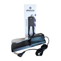 Pedal Sustain Para Teclado Allmusic ALL-01PS Preto
