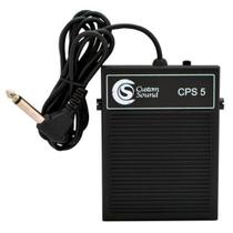 Pedal Sustain Para Teclado CPS-5 Custom Sound Preto F002