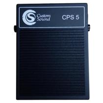 Pedal Sustain para Teclado ou Piano Digital Custom Sound CPS-5 Preto(BK) Conector P10 - Custom Sound