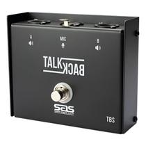 Pedal Talkback Tbs Sem Trava Comunicação Da Banda Inear Cor Preto
