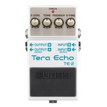 Pedal Tera Echo Roland BOSS Efeito de Ambiência Stéreo TE-2