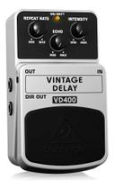Pedal vintage delay para guitarra vd400 behringer