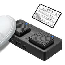 Pedal Virador De Página Bluetooth Sem Fio Para iPads, Celulares, Guitarra LEKATO, Virador De Página