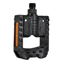 Pedal Wellgo dobrável F178 em plástico rosca grossa 9/16” preto