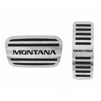 Pedaleira Aço Inox Chevrolet Montana 2022/... Automático Pedaleira Aço Inox Chevrolet Montana 2022/... Automático