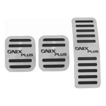 Pedaleira Aço Inox Chevrolet Onix Plus 2020/... Manual