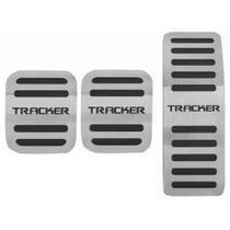 Pedaleira Aço Inox Chevrolet Tracker 2020/... Manual