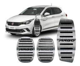 Pedaleira Aço Inox Fiat Argo Manual