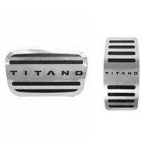 Pedaleira Aço Inox Fiat Titano Automático