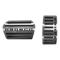 Pedaleira Aço Inox Ford Bronco Automático