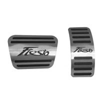 Pedaleira Aço Inox Ford New Fiesta Automático