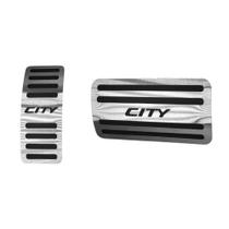 Pedaleira Aço Inox Honda City 2022/... Automático Pedaleira Aço Inox Honda City 2022/... Automático