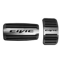 Pedaleira Aço Inox Honda Civic 2012/... 2017 Automático Pedaleira Aço Inox Honda Civic 2012/... 2017 Automático