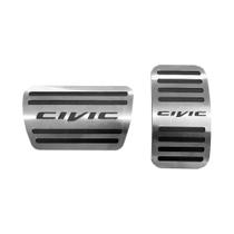 Pedaleira Aço Inox Honda Civic 2018/... Automático Pedaleira Aço Inox Honda Civic 2018/... Automático