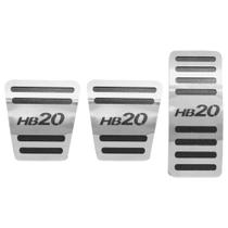 Pedaleira Aço Inox Hyundai HB20 Manual Pedaleira Aço Inox Hyundai HB20 Manual