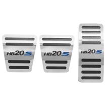 Pedaleira Aço Inox Hyundai HB20S Manual Pedaleira Aço Inox Hyundai HB20S Manual
