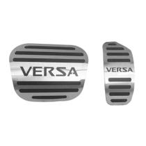 Pedaleira Aço Inox Nissan Versa Automático