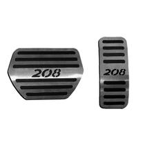 Pedaleira Aço Inox Peugeot 208 2013/... 2021 Automático Pedaleira Aço Inox Peugeot 208 2013/... 2021 Automático