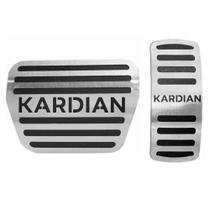 Pedaleira Aço Inox Renault Kardian Automático