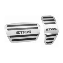 Pedaleira Aço Inox Toyota Etios Automático Pedaleira Aço Inox Toyota Etios Automático