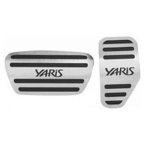 Pedaleira Aço Inox Toyota Yaris Automático Pedaleira Aço Inox Toyota Yaris Automático