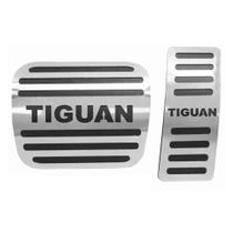 Pedaleira Aço Inox Volkswagen Tiguan 2018/... Automático Pedaleira Aço Inox Volkswagen Tiguan 2018/... Automático