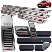 Pedaleira Aut Soleira Descanso Preto Tracker Turbo 2020 2022
