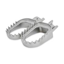 Pedaleira Beta 2T 20/23 - 4T 20/23 Biker Shark Inox Prata