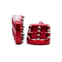 Pedaleira Biker Cr Crf 150r crf 250r 450r 250x 450r Alumínio Pedaleira Biker Cr Crf 150r crf 250r 450r 250x 450r Alumínio