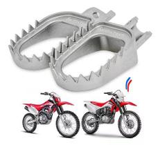 Pedaleira Biker Shark CRF 230 CRF 250F XR 200 TORNADO DT 200 LANDER - Inox