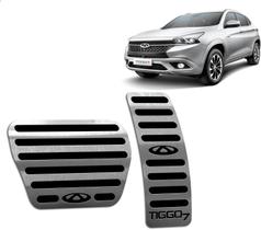 Pedaleira Chery Tiggo 7 2019 até 2025 - Câmbio automático Preto