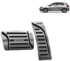 Pedaleira Chevrolet Onix 2020 até 2025 - Câmbio automático Preto