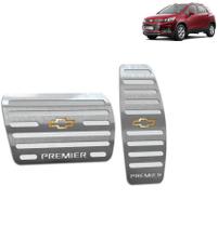 Pedaleira Chevrolet Tracker 2014 até 2019 - Câmbio automático prata Pedaleira Chevrolet Tracker 2014 até 2019 - Câmbio automático prata