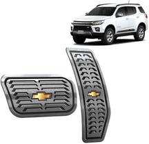 Pedaleira Chevrolet TrailBlazer 2021 até 2025 - Câmbio automático Preto