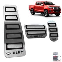 Pedaleira Com Descanso Hilux 2016 A 2019 Automático Preto