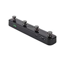 Pedaleira Controladora Sem Fio Mooer GWF4 para Guitarra Inteligente GTRS Função Loop Efeitos Switch MIDI via Bluetooth de Longo Alcance Preto