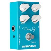 Pedaleira de Guitarra Elétrica Caline Pure Sky Overdrive Pedal de Efeito 9V Dc Verdrive Azul