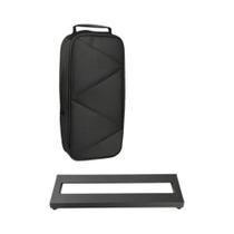 Pedaleira De Guitarra Em Liga De Alumínio 15x4.9 Polegadas Com Bolsa De Transporte Placa Para Pedais