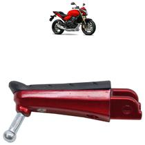 Pedaleira Dianteira CB 600F Hornet 2008 2009 2010 2011 2012 2013 2014 2015 Vermelho