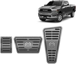 Pedaleira Dodge Ram 2010 até 2012 - Câmbio automático Preto