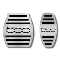 Pedaleira Em Aço Inox Fiat 500 Automático