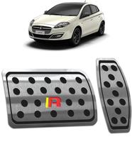 Pedaleira Fiat Bravo 2011 até 2016 - Câmbio automático Preto